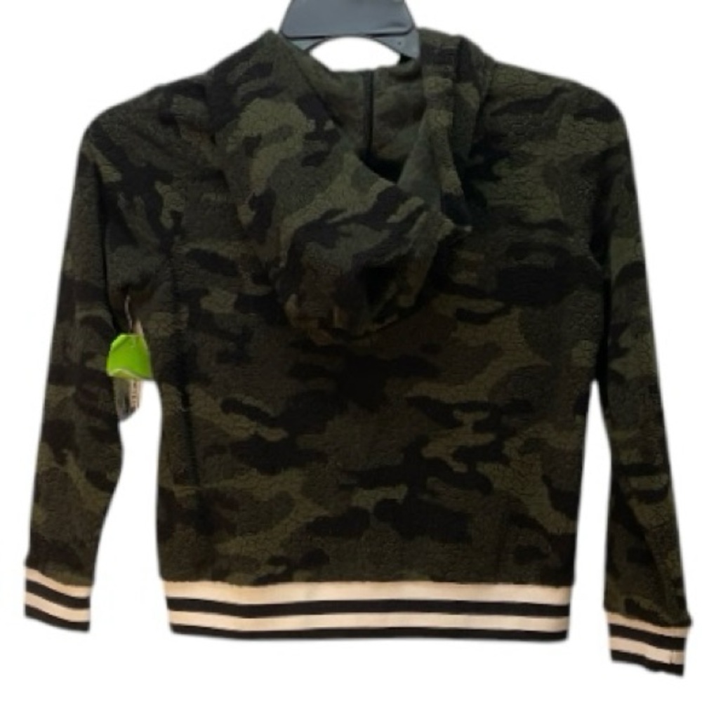 DSG Youth Polyester Fleece Full Zip Jacket Forest Night Green Camo SZ Medium NWT - Picture 2 of 9